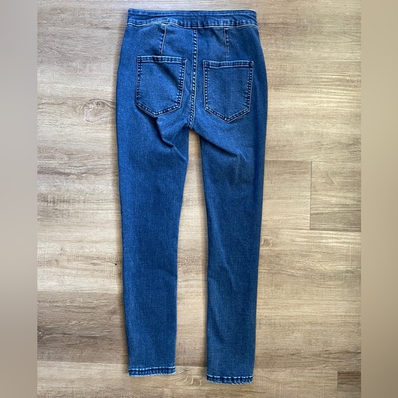 Free People Lace Up Skinny Jeans - Picture 6 of 6